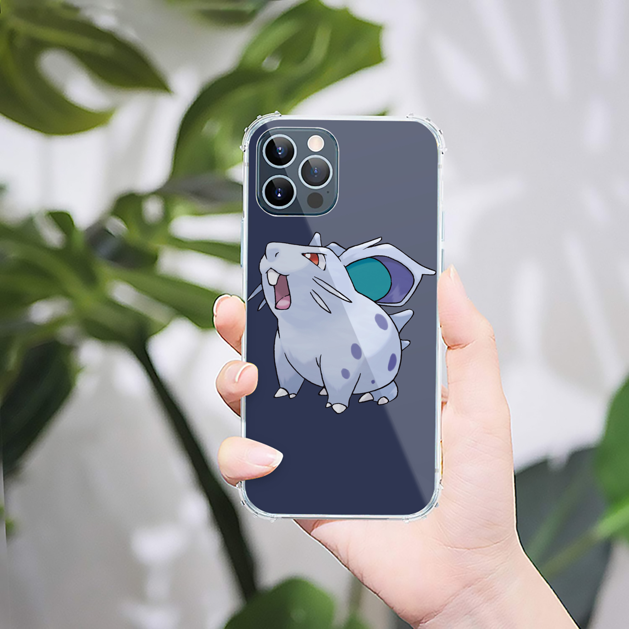 （画像用） ポケットモンスター Pokémon 【iPhone 12シリーズ対応】透明スマホケース（クリアソフトケース）